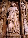 St Matthew-one of Hitch’s carvings on the Elveden reredos. Courtesy Gillian Turner.