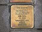 Stolperstein Henriette Ollendorff, 1, Saalbaustraße 8-10, Darmstadt.jpg