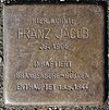 Stolperstein Jarrestraße 21 (Franz Jacob) in Hamburg-Winterhude.JPG