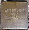 Stolperstein Marckmannstrasse 135 (Werner Mohr), Hamburg-Rothenburgsort. JPG