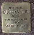 Isidor Rosenthal, Suarezstraße 21, Berlin-Charlottenburg, Deutschland