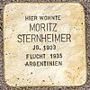 Stolperstein für Moritz Sternheimer