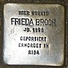 Stolperstein für Frieda Broch