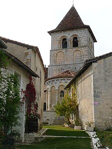 Die Kirche von Saint-Pardoux