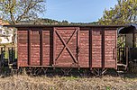 Dreichasiger Schmalspur-Güterwagen, hier bei der Gurktalbahn