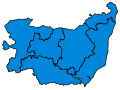 SuffolkParliamentaryConstituency2010Results.svg