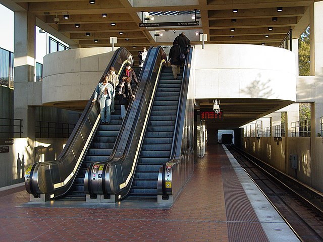 The Suitland Metro station in October 2006