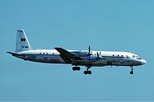 Iljuschin Il-18 der TAROM im Jahr 1976