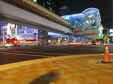 TRTC Daan Station in the nighttime.JPG