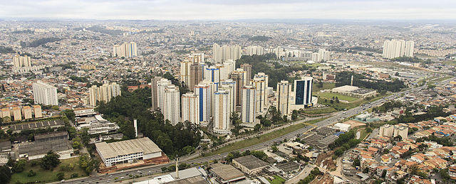 Vista aérea de Taboão da Serra