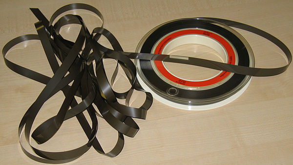 Small open reel of 9-track tape