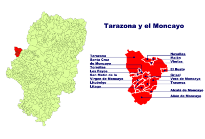 Municípios da Comarca de Tarazona e El Moncayo