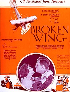 <i>The Broken Wing</i> (1923 film) 1923 film by Tom Forman