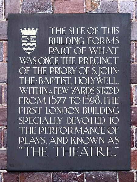 File:The Theatre (1577 – 1598) commemorative plaque.JPG