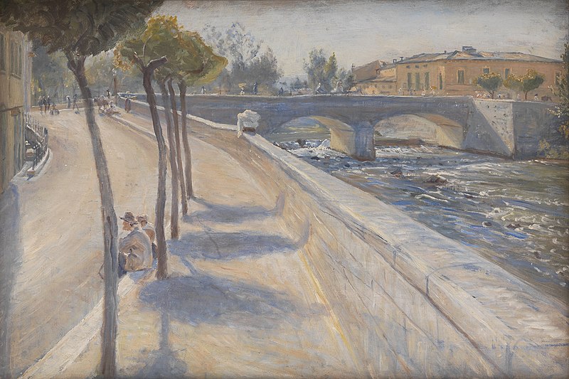 File:Theodor Philipsen - The River Liri, Italy - KMS3184 - Statens Museum for Kunst.jpg