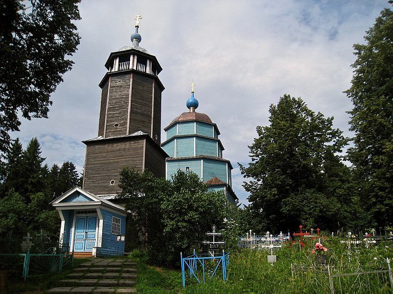 File:This wooden church is unique for Moscow Oblast.jpg