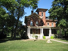 The Thomas A. Beach House is one of two Fairbury properties listed on the National Register of Historic Places. Thomas A. Beach House2.JPG
