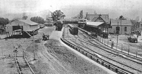 Tigre station, terminus (c. 1900)