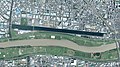 戸田競艇場周辺の空中写真。（2019年撮影）