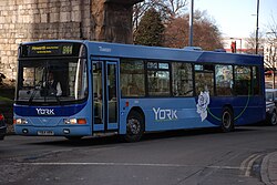 Volvo B10BLE / Wright Renown in new Transdev York livery.