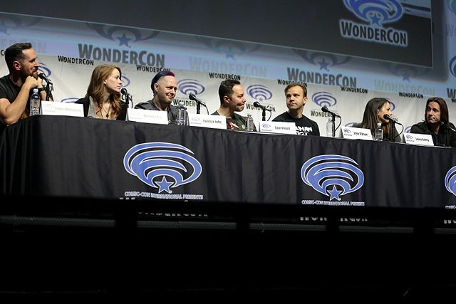 The main cast of Critical Role at WonderCon in 2017.