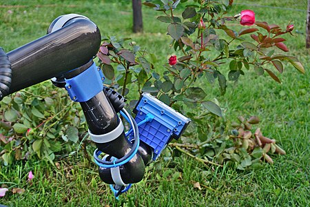 A rose clipping robot.