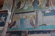 English: Fresco on the north wall of the choir in Trinity Chapel in Lublin. The Communion of the Apostles‎.