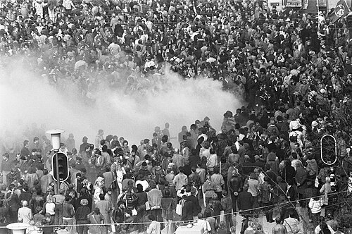 The Dam during the 1980 riots.