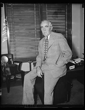 Tugwell successor?, Washington, D.C. Oct. 8. Rumors in Washington have Rexford G. Tugwell shorn of his power in the Resettlement Administration in favor of Lieut. Col. Phillip B. Folming, LCCN2016878640.jpg