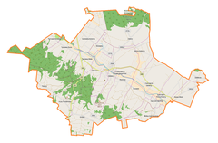 Mapa lokalizacyjna gminy Turobin