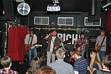 Tush performing at the Jericho Tavern in 2012 Tush1-2012.jpg