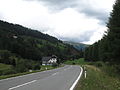 between Brugg and Kremsbrücke, road panorama