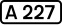 UK road A227.svg