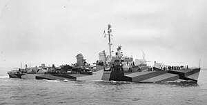 USS Charles S. Sperry (DD-697) underway in New York Harbor (USA) on 16 May 1944 (19-N-66384).jpg