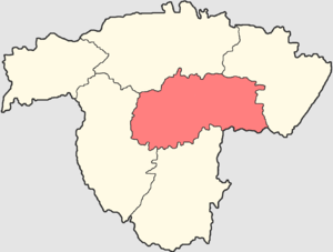 Уфимский уезд на карте