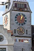 Uhren am Zytturm in Zug (2022).jpg