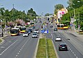 Busse auf der Radzymińska Straße