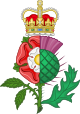 Insigne royal de l'Union des couronnes (Couronne impériale).svg