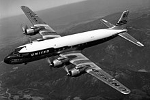 Douglas DC-7 d'United Air Lines.