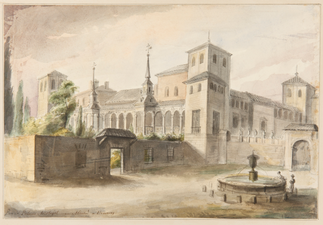 Valentín Carderera y Solano (1846) Palacio Arzobispal de Alcalá de Henares.png
