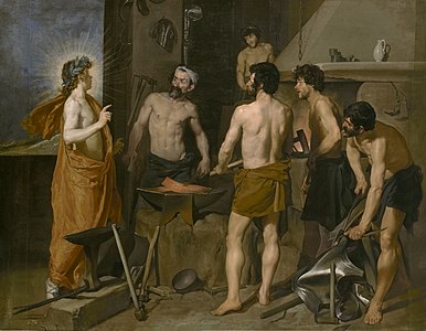 A Vulkán kovácsa, Velázquez.