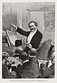 Im Jahr 1880: Der Komponist Verdi dirigiert bei seiner Oper „Aida“.