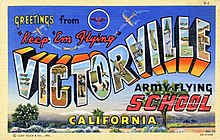 1943 Postcard from Victorville Army Airfield California Victorvile AAF postcard.jpg