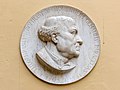 English: Portrait medallion for Paracelsus Deutsch: Porträt-Medaillon für Paracelsus