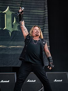 Neil performing at Wacken Open Air in 2018