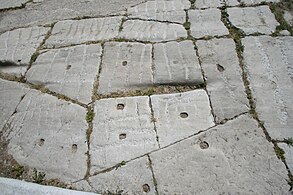 Verhard pad uit de 4e eeuw
