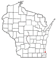 Location of South Milwaukee, Wisconsin
