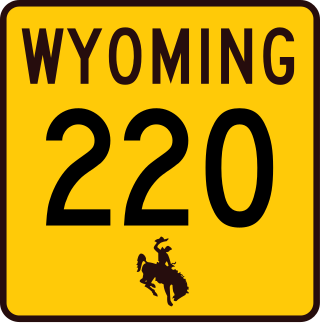 <span class="mw-page-title-main">Wyoming Highway 220</span> State highway in Wyoming, United States