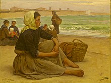 À espera dos barcos (1892), de Marques de Oliveira, no Museu do Chiado, em Lisboa