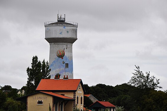 Watertower in Le Crotoy (France)